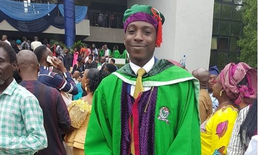 Comedian Gbenga Adeyinka Celebrates Son As He Graduates From Covenant University