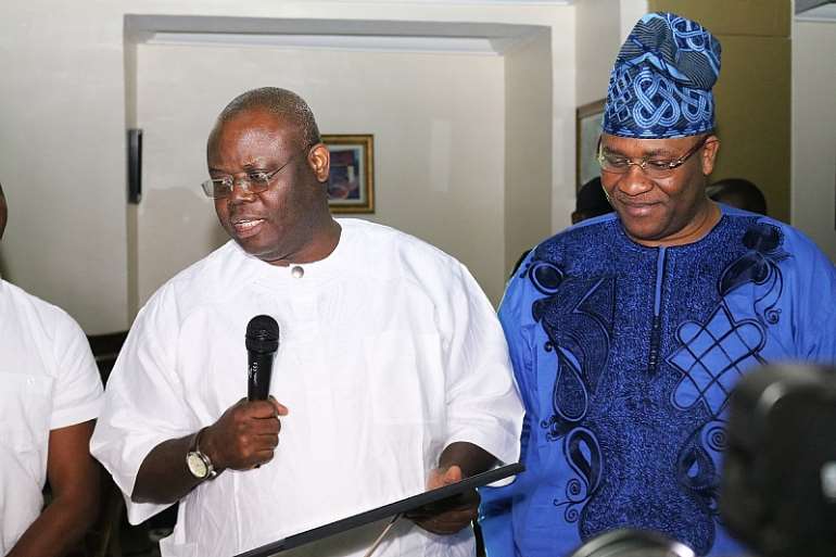 Senator Gbenga Obadara and Honourable Tunji Braimoh