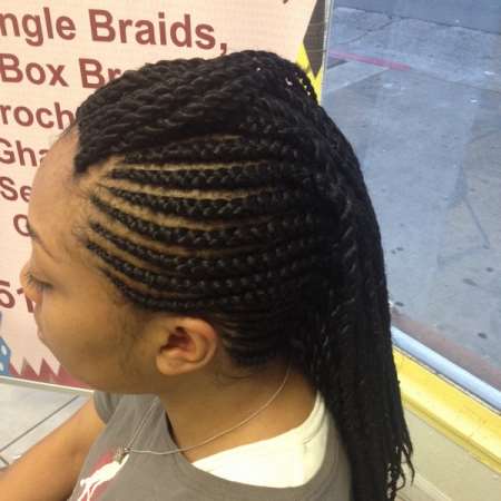 51 Latest Ghana Braids Hairstyles With Pictures