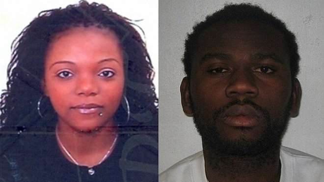 Megalie Bamu (left) and Eric Birkubi (right) both 28 guilty of killing Kristy