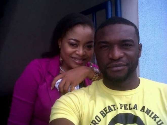 Nkiru with Kenneth before their abduction