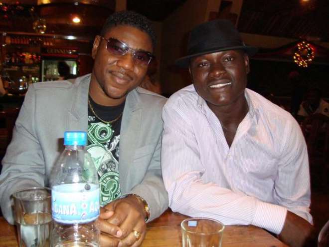 Lurrenz with comedian De Don 
