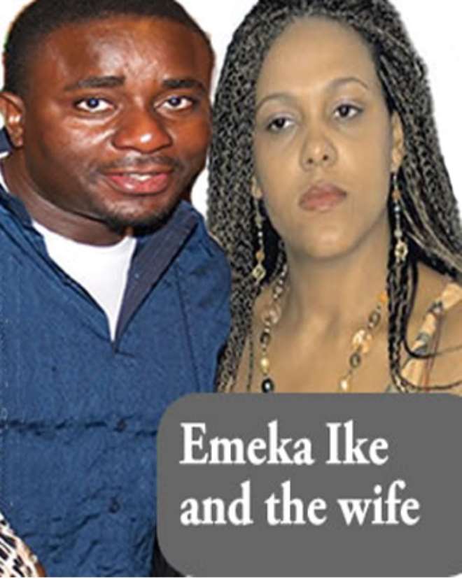 Emeka Ike and Wife