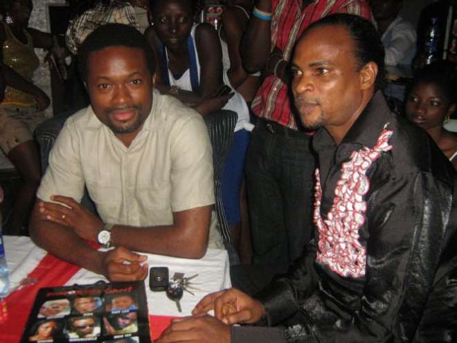 FRED AMATA and a FRIEND