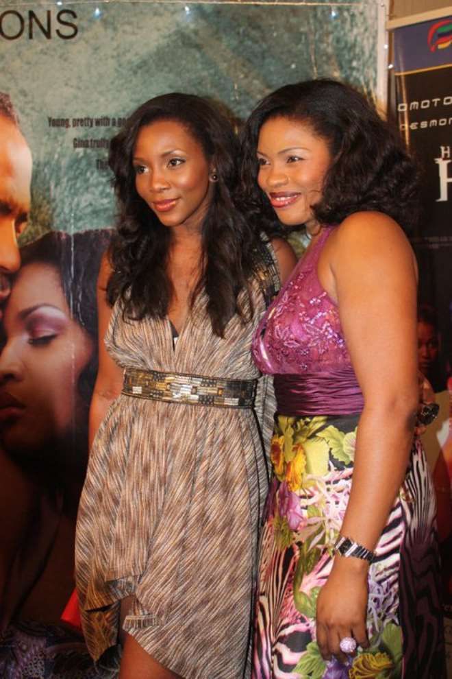 Genevieve Nnaji and Vivian Ejike