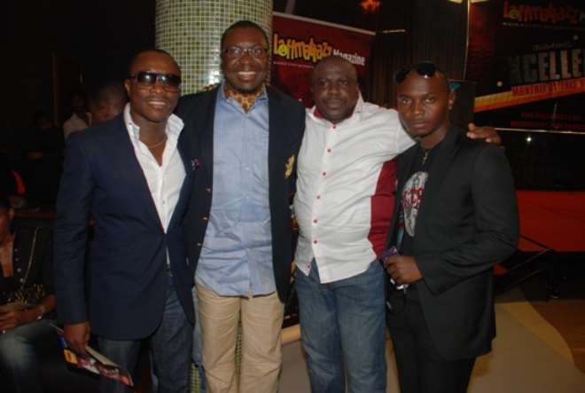 L-R Julius Agwu, Ali Baba, Gbenga Adeyinka 1st and Teju Babyface
