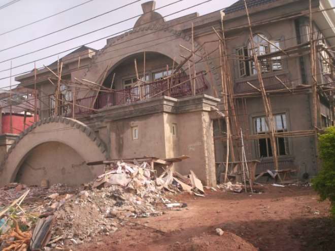 Work's in progress at Psquare's new home
