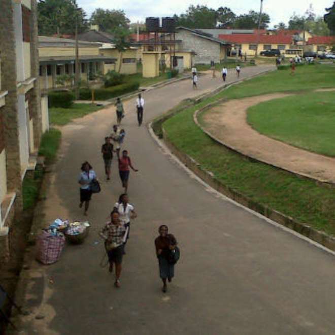 Students of Bowen University running for Safety