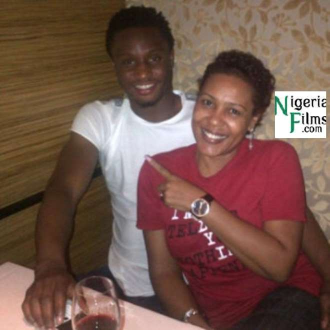 Shan George with Mikel Obi