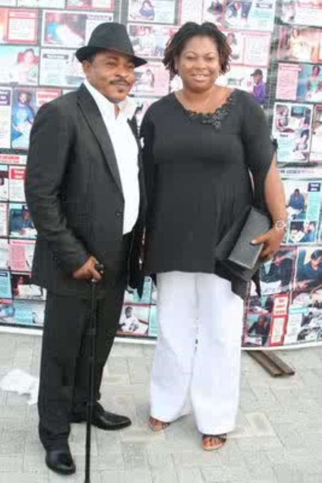 Victor Osuagwu with Roseline