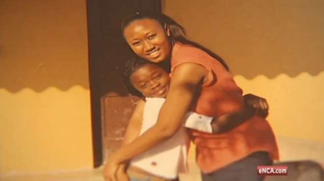 Young Sibongile and mother