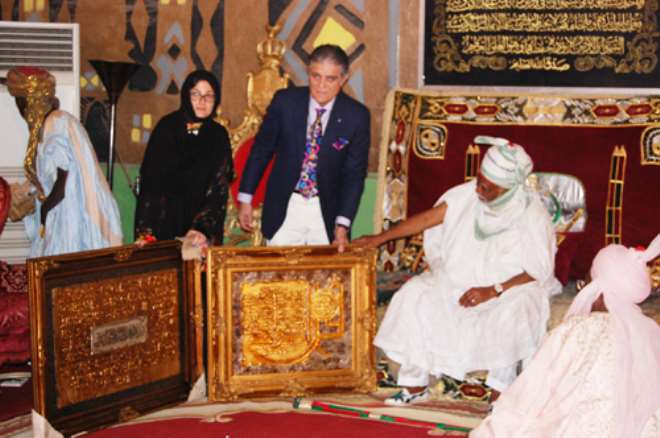 <b> GMD Amine Moussalli and COOB Evita Moussalli visits the Emir's palace</b>