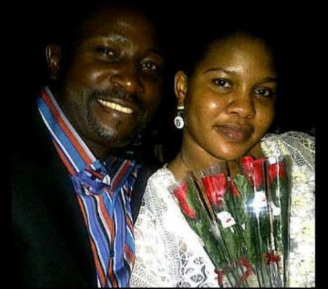 Mosun with hubby, Kayode 