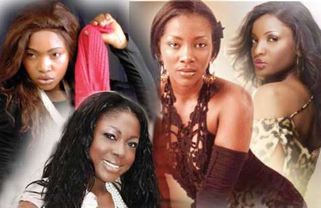 Nollywood actresses - Abubakar, Peters, Nnaji, Jalade-Ekeinde 