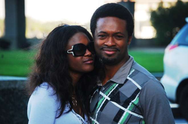 Omoli and her husband Nnamdi