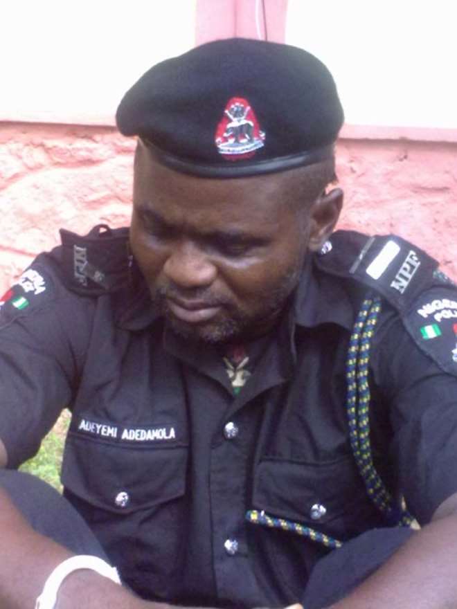 Adeyemi Ademola, the fake cop.