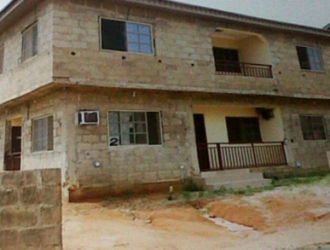 Mr. Oshodi's house before it was demolished in Decemeber 