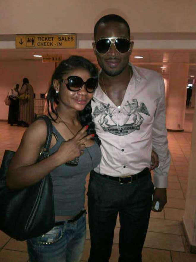 Karen with d’banj. She just tweeted it…not match making