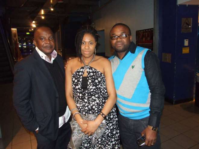 Ruke Amata, Wife and Obi Emelonye