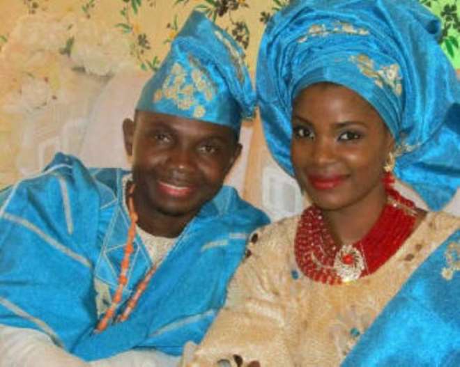 Teju Babyface and his wife