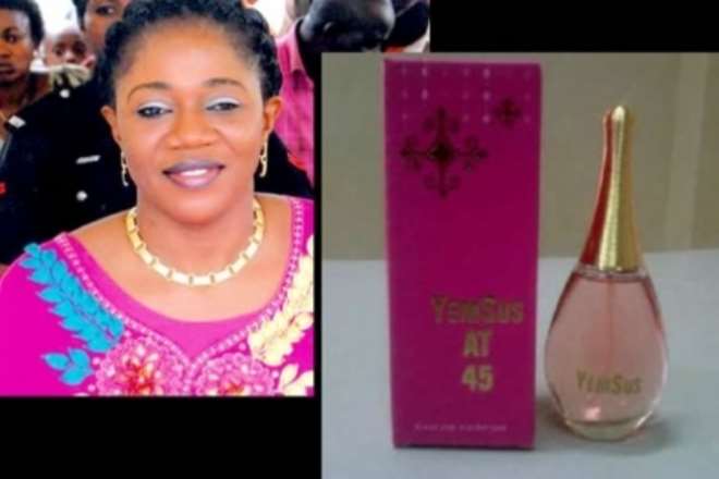 Benue First Lady Mrs. Yemisi Suswam and her perfume