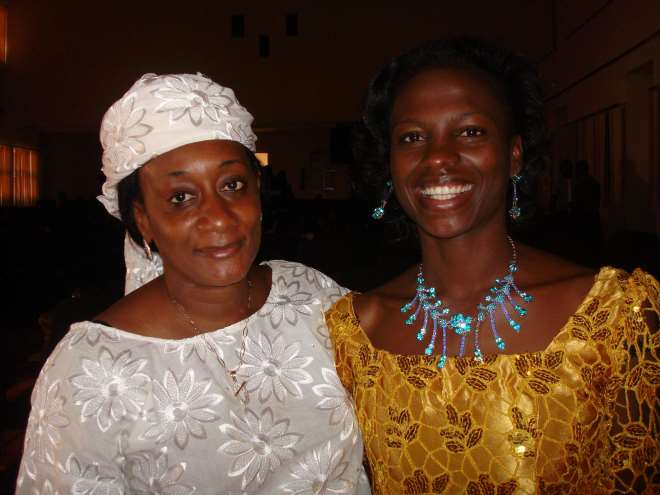 (L) Mrs. Halima Oyelade, Head, Film Festival Unit of NFC and the Project Coordinator of PIFF 2010, Mrs. Deborah Ododo.JPG