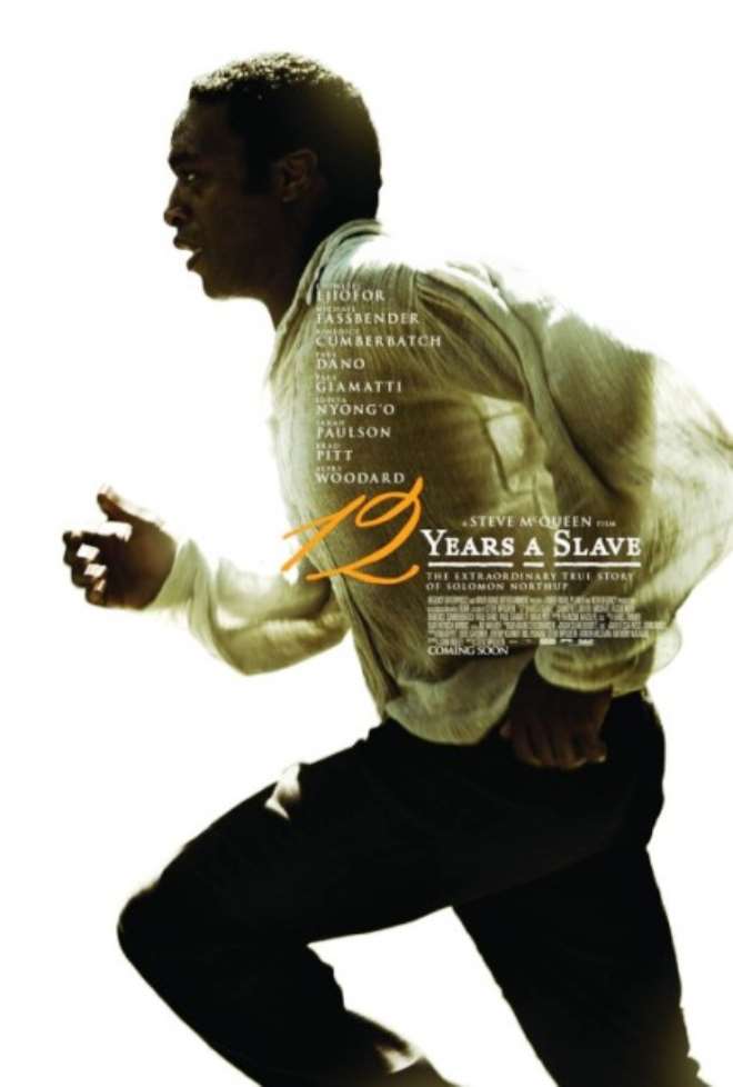 The movie poster of 12 Years a Slave.