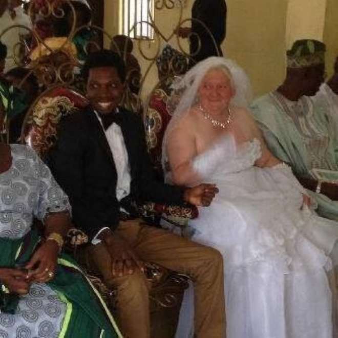 23 YearOld Man Weds White Granny In Lagos