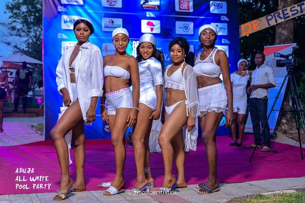 Abuja All White Pool Party Records Massive Turnout WithExciting Attractions