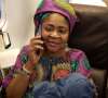 Queen Salawa Abeni Returns to Nigeria with Grandchild