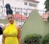 Nollywood Actress, Lilian Esoro Flaunts Killer Shape on Movie Set